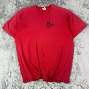 Fruit of the loom vintage men’s XL 1991 8th annual escape from reality red